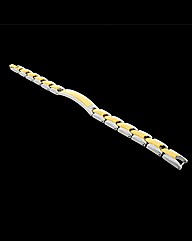 Ladies Two Tone ID Bracelet