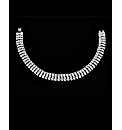 Rhodium Plated Crystal Set Bracelet