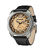 Gents Police Strap Watch