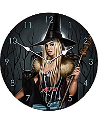 Winter Witch Clock