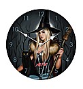 Winter Witch Clock