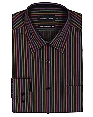 Double TWO Stripe Formal Shirt