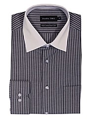 Double TWO White Collar Formal Shirt