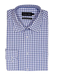 Double TWO Check Formal Shirt