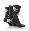 Pringle 3 Pack Argyle Cotton Lycra Socks