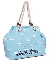 Brakeburn Flamingos Beach Bag