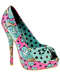 Iron Fist Fiesta Skull Platform Shoe