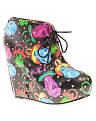 Iron Fist Ring Pop Wedge Shoe