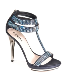 Daniel Crystalline Black Sandal