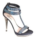 Daniel Crystalline Black Sandal