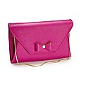 Lili Bou Bright bow clutch