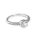 9ct WG Diamond and Topaz Ring