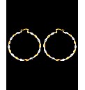 Two Tone Twist Earrings