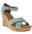 Toms Strappy Wedge