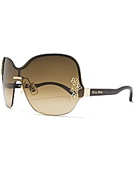 MIU MIU Over-size Visor Sunglasses
