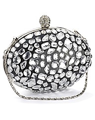 Lili Bou oval diamante prom bag