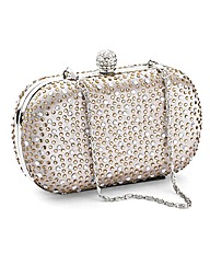 Lili Bou gem stone evening bag