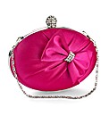Lili Bou oval clutch with bow design