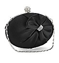 Lili Bou oval clutch with bow design