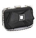 Lili Bou satin box clutch