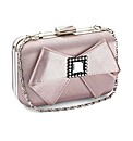 Lili Bou satin box clutch