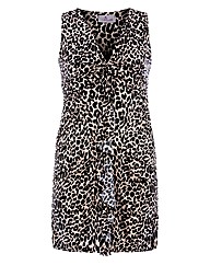 Praslin Twist Front Frill Detail Dress