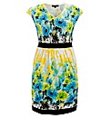 Koko Floral Border Print Dress