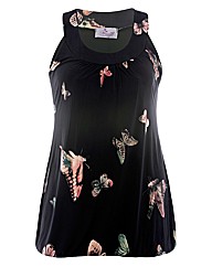 Praslin Butterfly Print Vest