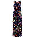 Praslin Floral Twist Front Maxi Dress