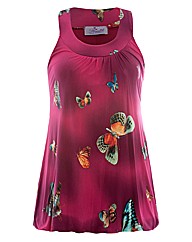 Praslin Butterfly Print Vest