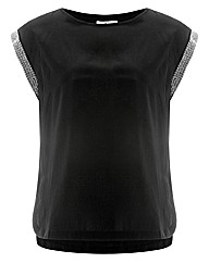Praslin Embellished Cuff T-Shirt