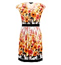 Koko Floral Border Print Dress