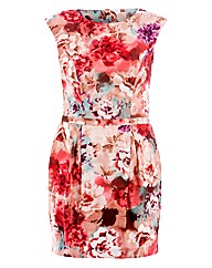 Koko Floral Print Lantern Dress