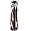 Praslin Front Twist Frill Maxi Dress