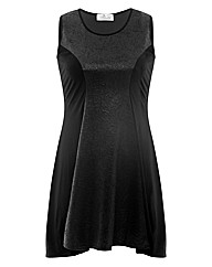 Praslin Embossed Panel Dress