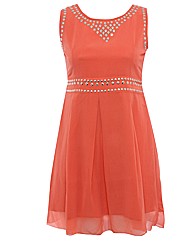 Praslin Stud Detail Dress
