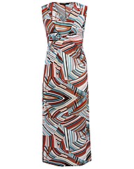 Koko Stripe Print Maxi Dress