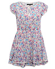Koko Frill Sleeve Multi Layer Dress