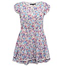 Koko Frill Sleeve Multi Layer Dress