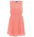 Koko Chain Arm Chiffon Dress