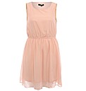 Koko Chain Arm Chiffon Dress