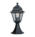 Venizio Black Outdoor Light Pedestal