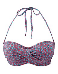 Cleo Hattie Twist Bandeau Bikini Top
