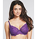 Just Peachy Lace Non Padded Balcony Bra
