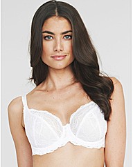 Just Peachy Lace Non Padded Balcony Bra