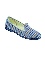 GBS Everett Mens Check Slipper