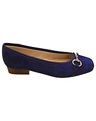 Riva Link Suede Ladies Ballerina