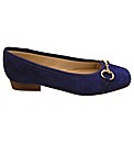 Riva Link Suede Ladies Ballerina