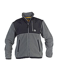CAT FLEECE JACKET WITH OVERLAY