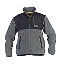 CAT FLEECE JACKET WITH OVERLAY